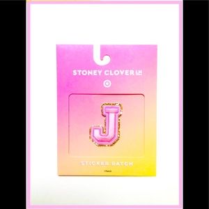 STONEY CLOVER LANE x TARGET LETTER STICKER PATCH J